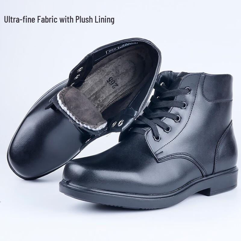 Thickened Wool Lined Winter Boots 36