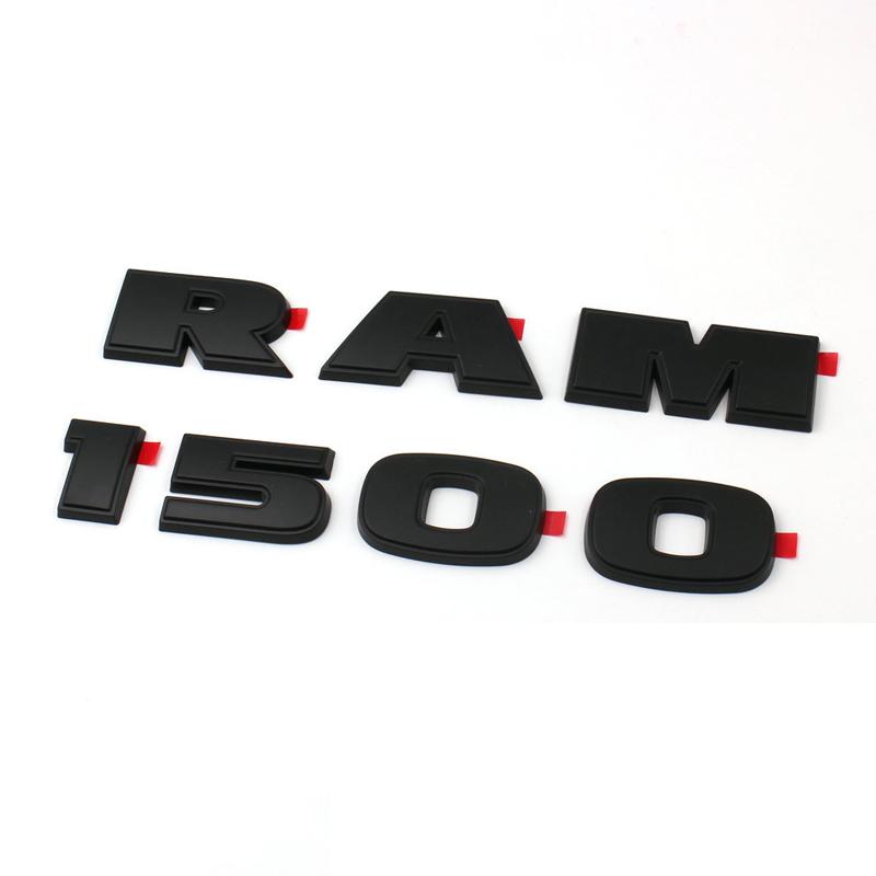 AAXZ1 Car Styling Door Side Fender Sticker Ram Letter Logo Emblem Cover for Dodge Ram 1500 2019 2020 2021 2022 Body Decals Accessories