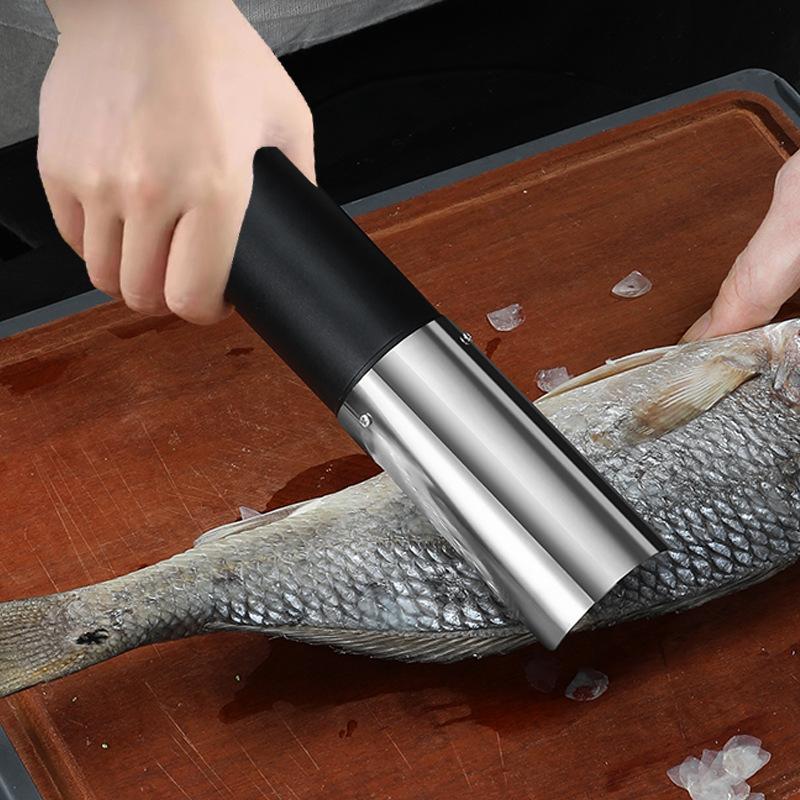 Fish Scale Scraping Artifact Electric Scale Scraping Automatic Wireless Charging Type Household and Commercial Kitchen Convenient Scale Scraping Blade