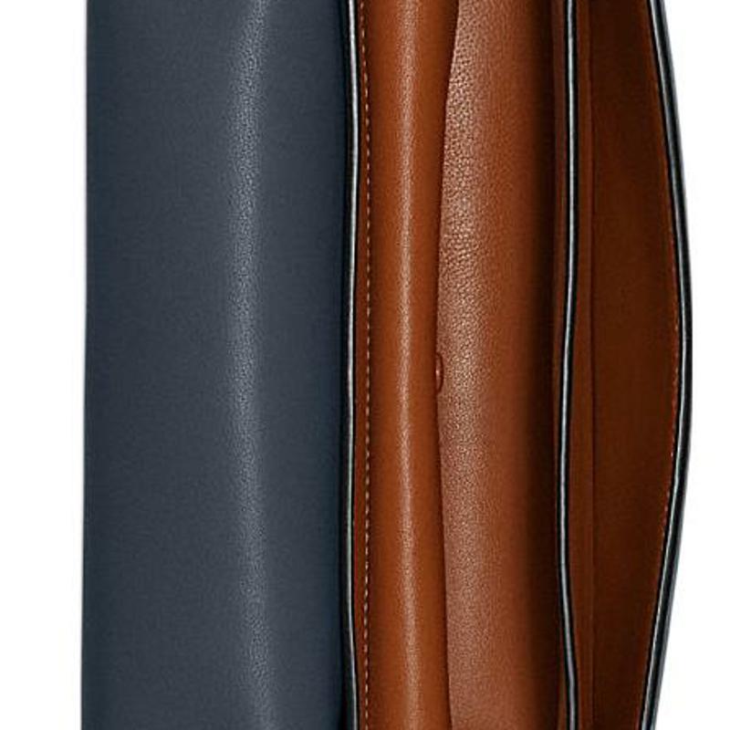 New COACH Bandit Calfskin Crossbody Bag Shoulder Bag Women's Blue CC416-B4DE