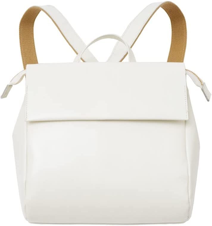 

Сделано в Японии Рюкзак из натуральной кожи GENOVA Collaboration Рюкзак из натуральной кожи на день [rena-iris] [Продукт Imai] - Легкий, Простой, белый