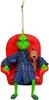 Whimsical Grinch Acrylic Christmas Tree Ornament Adorable Cartoon Car Decor Piece