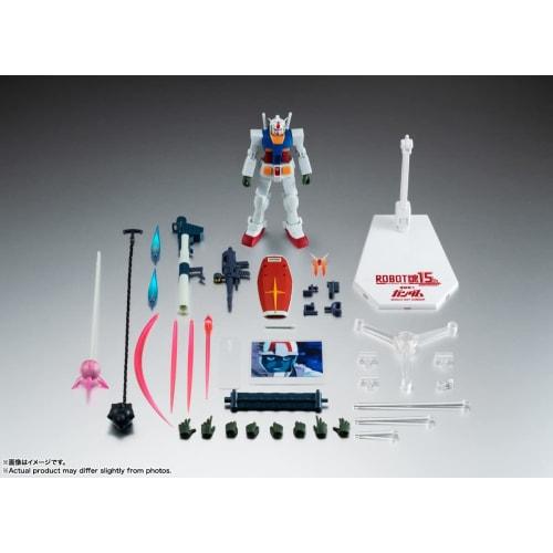 TAMASHII NATIONS ROBOT SPIRITS Mobile Suit Gundam RX-78-2 Gundam Ver. A.N.I.M.E. ~ROBOT SPIRITS 15th ANNIVERSARY~ Approximately 125mm ABS & PVC Painte