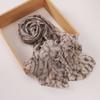 New Printed Hijabs Shawl Bubble Chiffon Hijabs Woman Design Flower Shawls Muslim Scarves Headscarf Wraps Turbans Long Scarves