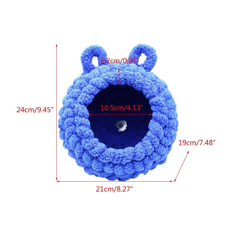 Birds Bed Parrots Plush Nest Hanging Tree House for Small Birds Hamster Portable Bird Screw Fixed Nest Bed Bird Toy