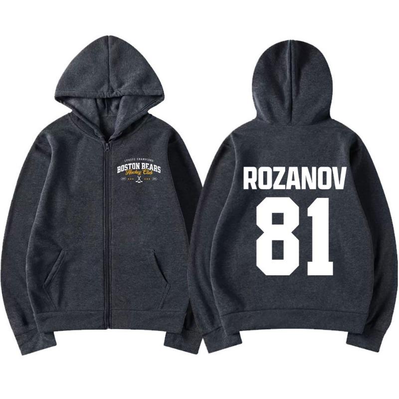 TV Horká Rivalita LIYA ROZANOV 81 Mikiny na zip Pánské Dámské Oblečení Móda Mikiny na zip Bundy s dlouhým rukávem Streetwear