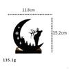 Candle Holder Metal Candlestick Candleholder Creative Tealight Moon Stand for Festival