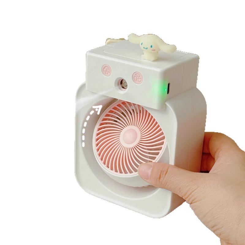 2026 Cute Portable Desktop Fan with Humidifier - Perfect Summer Gift for Students