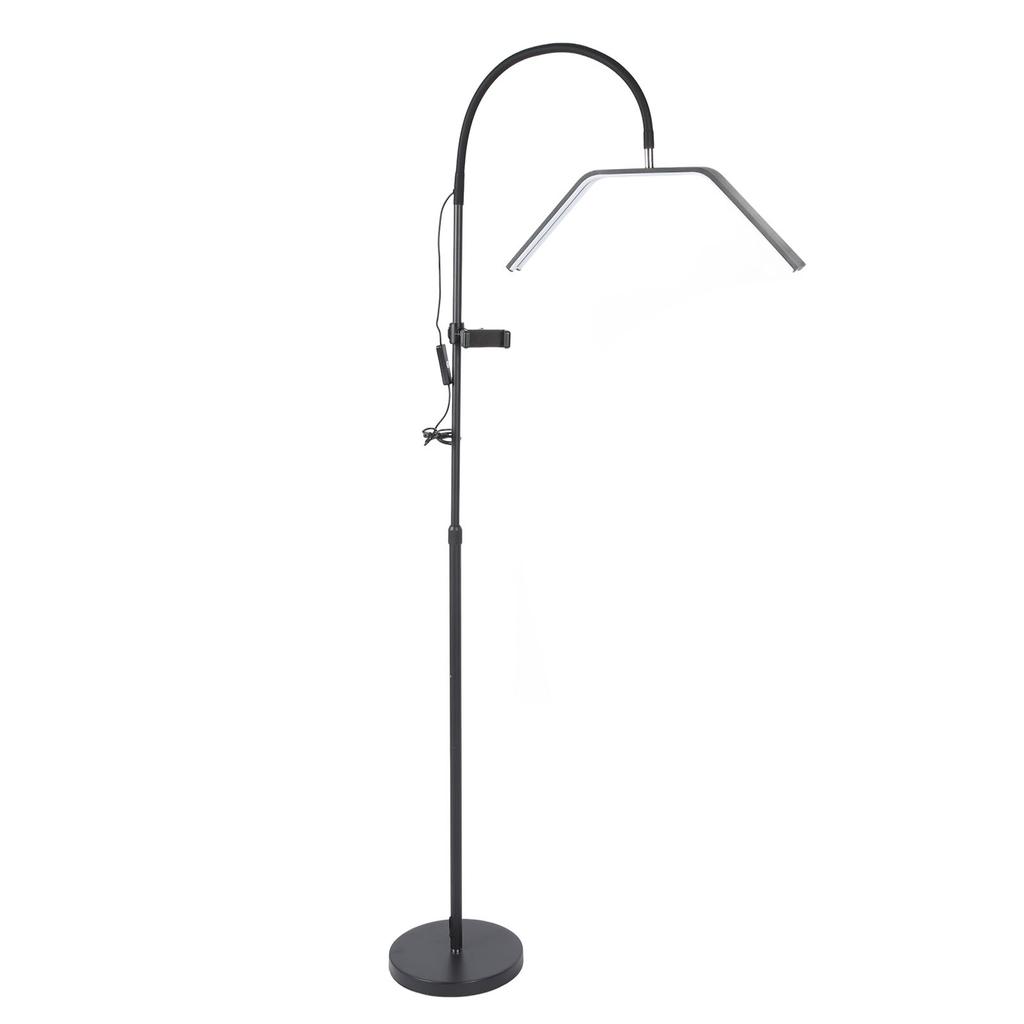 Lampă de Frumusețe de Podea Acrilic Dimare Stepless LED Lampă Semilună pentru Gene Îngrijirea Pielii Sprâncene