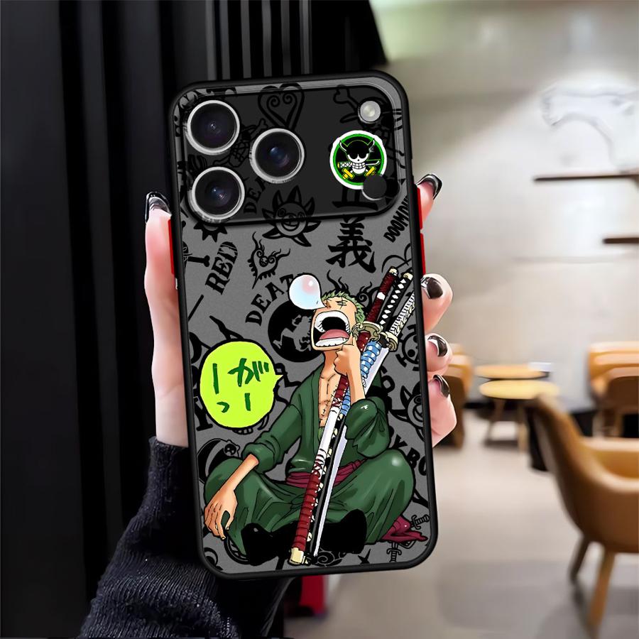 One Pieces Anime Case for iPhone 17 Pro Max 14 16 Plus 13 Mini 7 8 SE 12 15 11 XS XR Air Funda Back Phone Cover