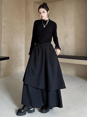 Casual Loose Fitting Women Wide Leg Pant GMM1056