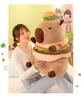Cute & Funny Capybara Plush Toy with Removable Clothes