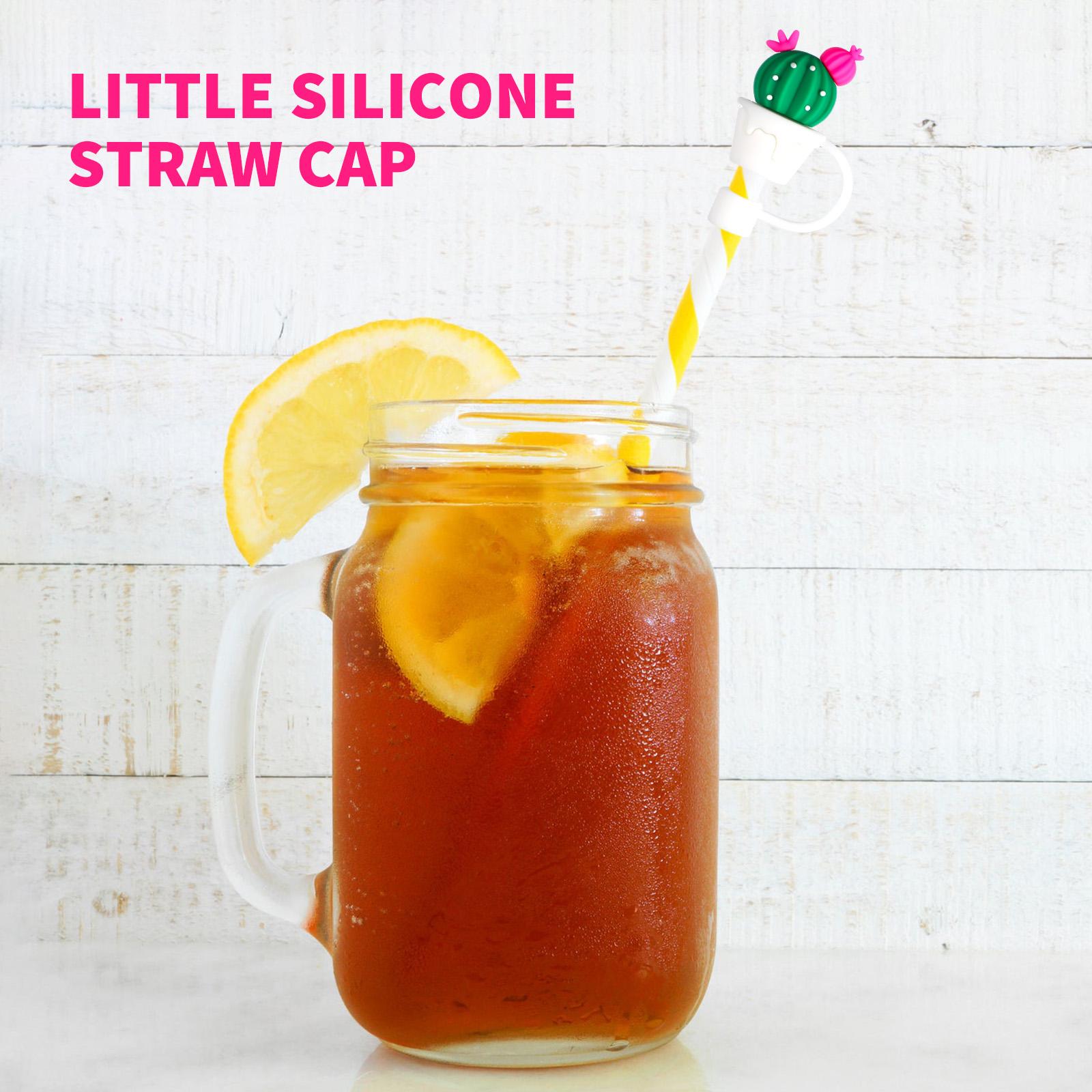 4 шт. Заглушки для соломинок в виде кактусов — фото 5