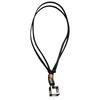 Geometric Pendant Necklace with Adjustable Sliding Knot Cords, Open Diamond Statement Necklace for Daily Wear, Commutes and Casual Parties
