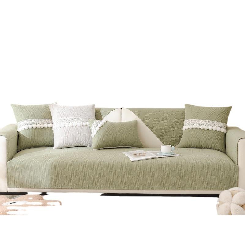 New Light French Sofa Cushion Universal In All Seasons Chenille Non-Slip Leather Sofa Cover Seat Cushion Autumn And Winter Models