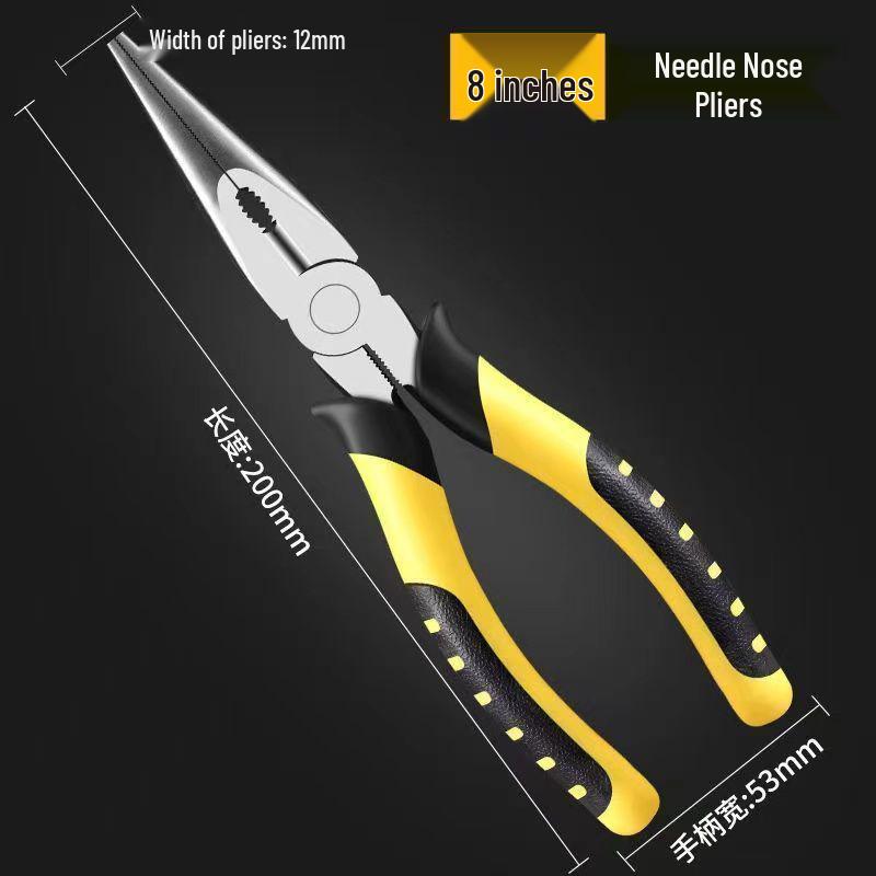 Industrial Grade Multi-Function Needle-Nose Pliers – Labor-Saving Hand Tool for Electricians