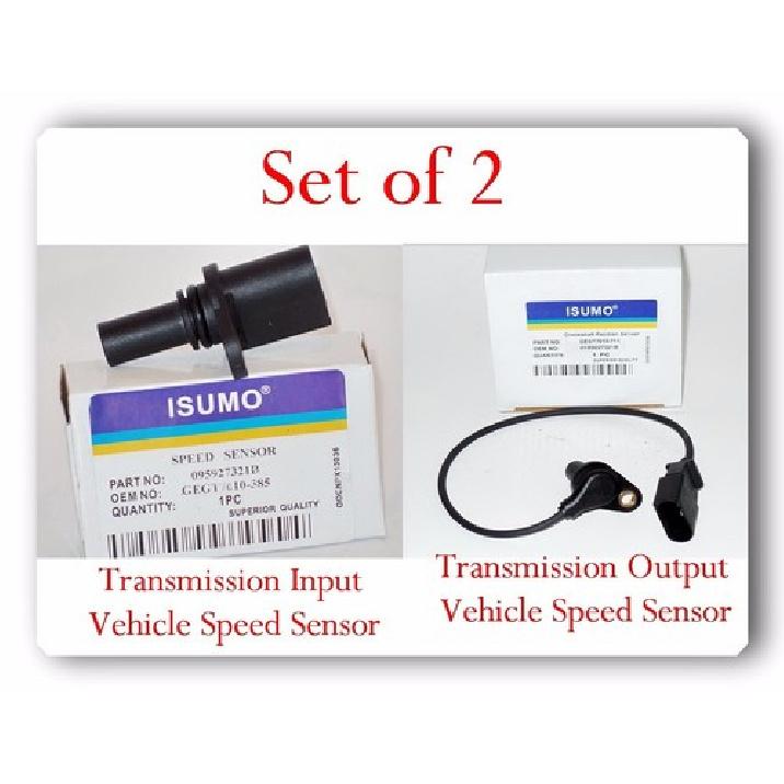 Set 2 Trans Output-Input Vehicle Speed Sensor For Golf City GTI Jetta & Beetle