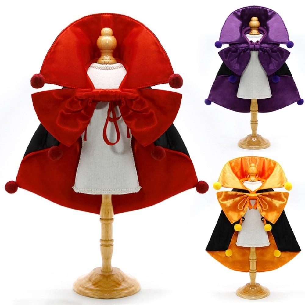 Adjustable Cat Cosplay Cloak Comfortable Dogs Knight Cape Halloween Pet Costume  All Saints' Day