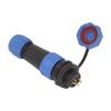SP13 2 Pin Aviation Connector IP68 Waterproof Butt Joint Plug Socket Electrical Cable Wire Connector