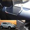 For Kia Sportage R 2011-2016 Glossy Chrome Inner Door Speaker Sound Frame Trim