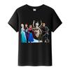 Dolci Magliette Disney Frozen Elsa Anna Cartoni Animati T-shirt Larga Streetwear Camicette Top per Bambini T-shirt Girocollo Vestiti per Ragazze Regalo