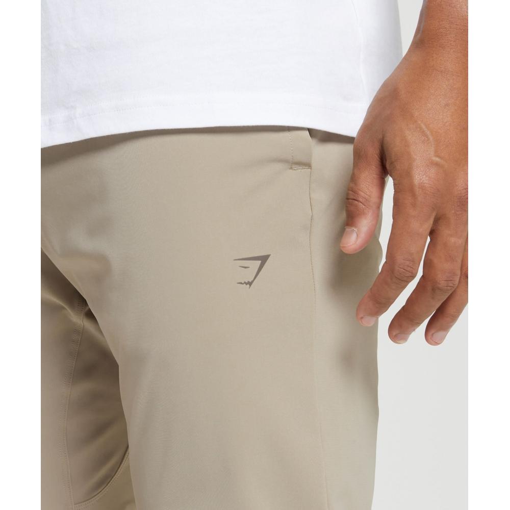 Gymshark Pantalón de chándal de estudio marrón arena A1a3u Nbzs