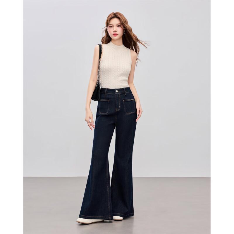IEF Women's Vintage Flared Denim Jeans