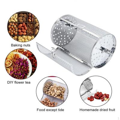Rotisserie Drum Peanut Oven Cages - Silver, 140x230mm