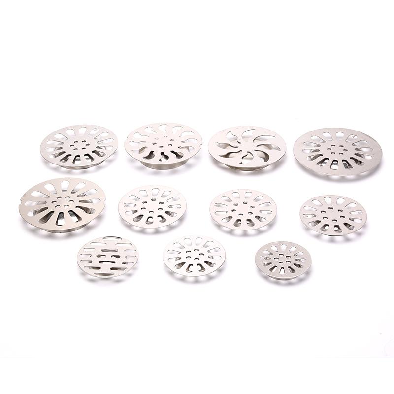 1Pc Stainless Steel Floor Drain Cover Overflow Round Anti-Clogging Shower Drain