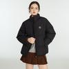 New MLB FW23 Down Jacket Cropped Unisex Black 3ADJB0336-50BKS