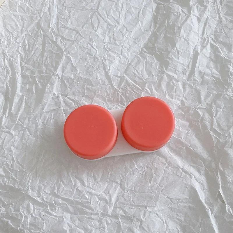 Mini Portable Contact Lens Case Eyes Contacts Care Container Box Contact Lenses Storage Box Color Contact Lens Box 1pcs