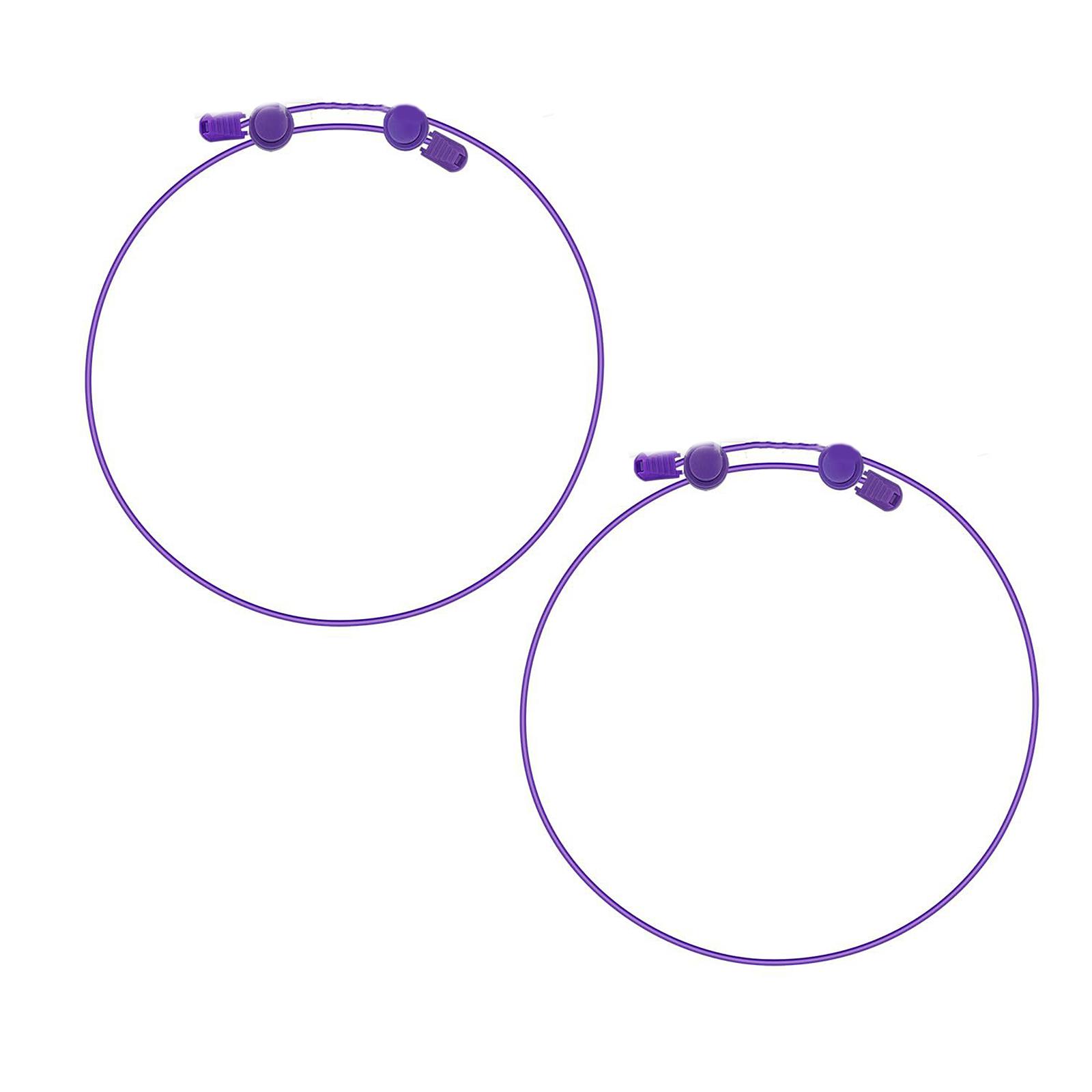 2Pcs Crop Tuck Band Tucking Adjustable Band Crop Band For Tucking Shirts Adjustable Band Tool for Shirt фиолетовый