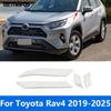 For Toyota Rav4 Rav 4 - 2024 2025 Carbon Fiber Front Rear Window A C Pillar Spoiler Cover Trim Accessories Car Styling
