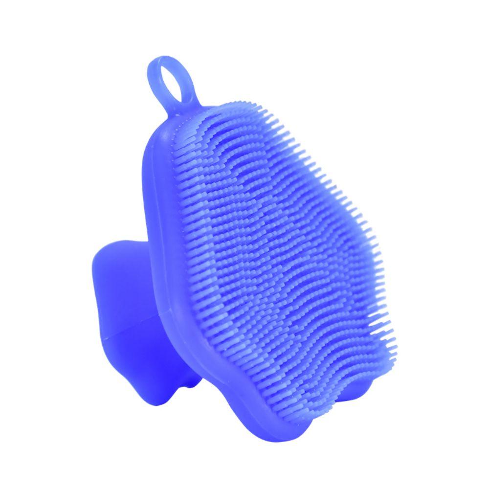 

1 шт. бытовая ручная очищающая щетка, силиконовая очищающая щетка, мягкая щетина, портативная очищающая щетка для путешествий, инструменты для лица