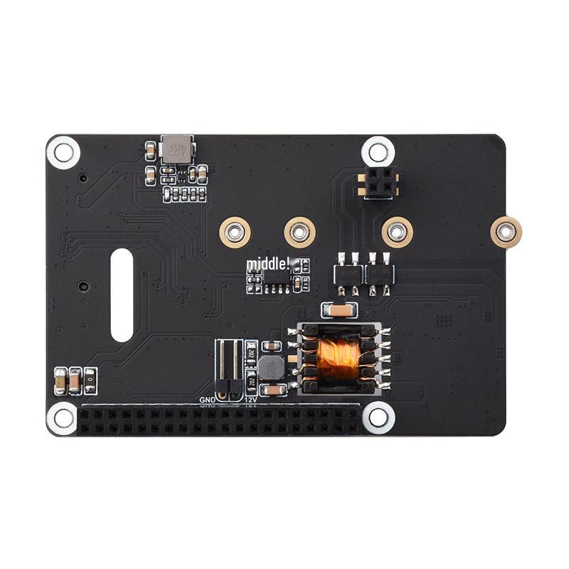 Raspberry Pi 5 PCIe to M.2 NVMe Expansion Board with PoE Power HAT