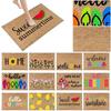Hello Door Mat Absorbent Welcome Door Mat Non Slip Front Door Mat Decorative Low Profile Doormat for Bathroom Entryway