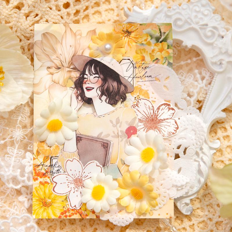 Journal GO 10pcs Beautiful Girls Sticker Decor Photo Album DIY Scrapbooking Collage Stationery Aesthetics Craft Girl Decals