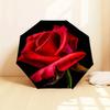1pc Rose Petal Print Umbrella , Multi-functional Umbrellafor Men & Women, Valentine's Day Anniversary Gift0818105