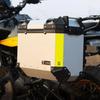 Srebrny "Aluminiowy kufer bagażowy Top Box 45L Pasuje do uniwersalnego motocykla"