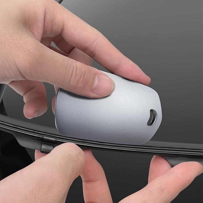 Rubber Wiper Edge Repair Hand Tool with Metal Construction for Windshield Wiper Maintenance and Wrist Carry Lanyard