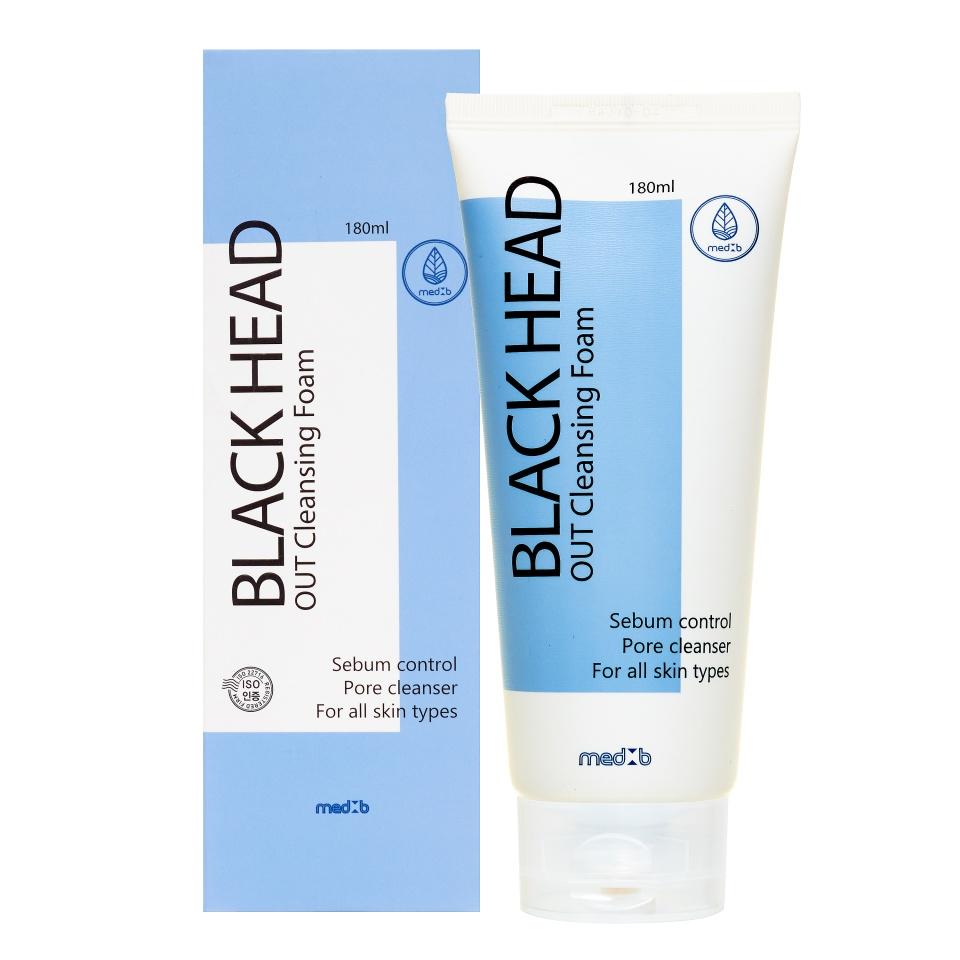 

Пенка для умывания против черных точек,MEDB Black Head Out Cleansing Foam,180мл