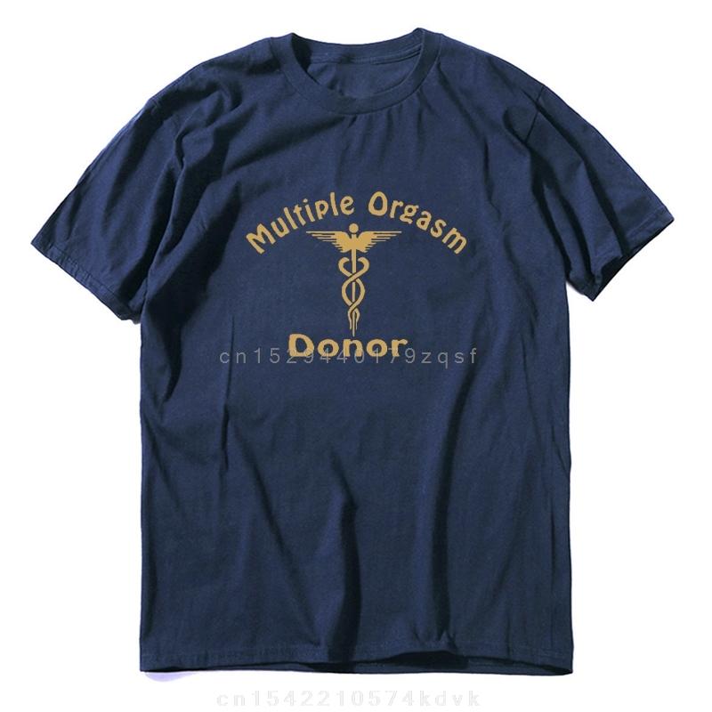 Black Humor Orgasm Donor Funny Humor American Pie Movie Novelty Gift Men T-shirt Woman Funny Fashion Casual Cotton Printed Shirt