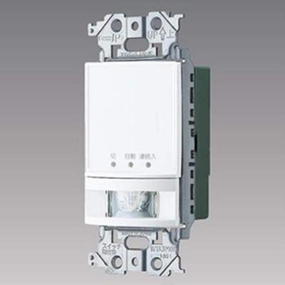 Panasonic Interrupteur automatique avec capteur de rayonnement thermique Appareil principal Blanc mat WTA14119W Montage mural