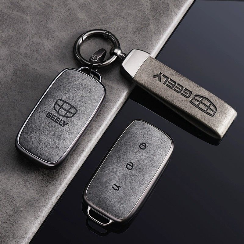 For Geely Galaxy EX5 E5 L6 L7 EMI NO.1 Proton E.MAS 7 5 E8 Starry 8 Cityray Keychain Cover Case Shell Key Fob Car Accessories