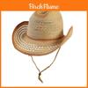Summer Straw Hat With Chinese Knot Pattern Sun Protection For Outdoor Photography