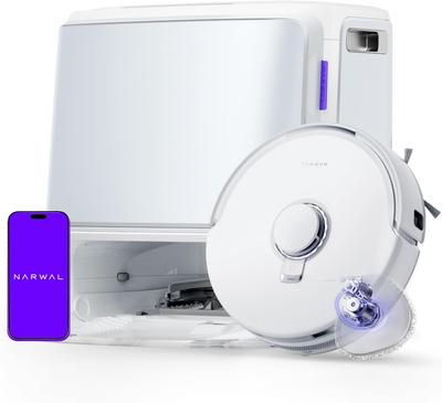 Aspirateur Robot Laveur Narwal Freo Z10 - Aspiration 15000Pa Anti-Enroulement Base Auto-Nettoyante Alexa WiFi Stockage de Poussière 120 Jours