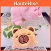 Flip Unique Water Capybara Plush Toy Cute Animal Keychain Soft Short Design Plush