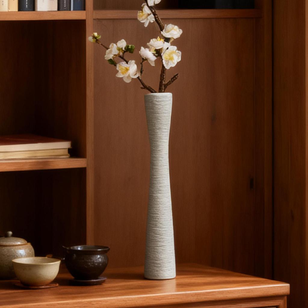 Tall Floor Vase Decorative Standing Minimalist Gift Plant Pot Flower Holder for Wedding