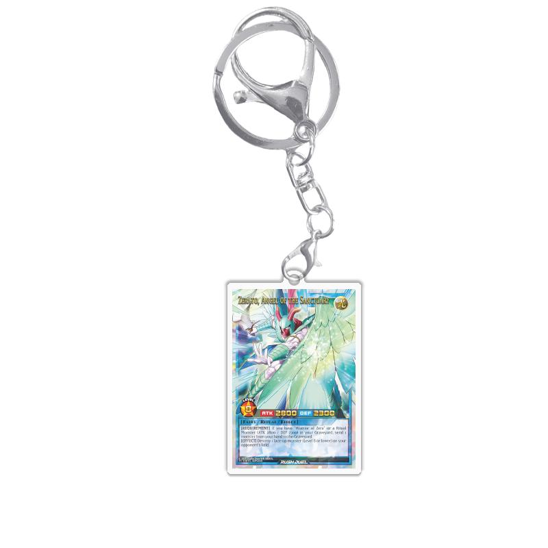 Keychains for Yugioh Rush Duel Rd Princess Cosmos Deathtacle Acrylic Pendant Backpack Ornament Decoration Anime Game Fans Gift