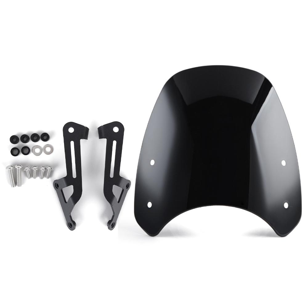 For 2019-2020 Models Triumph Speed Twin 1200 Motorcycle Windshield Deflector Original model air windshield Accessories чёрный